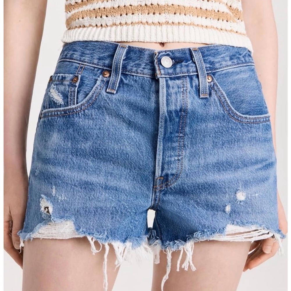 Levi woman’s 501 High Waisted Shorts